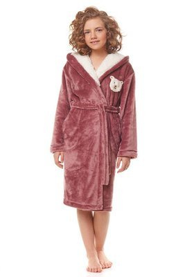 2152 Szlafrok dziecięcy L&L - sucha róża