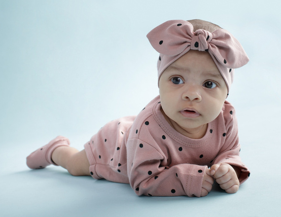 Tres Bien Opaska dziewczęca Pinokio - róż groszki