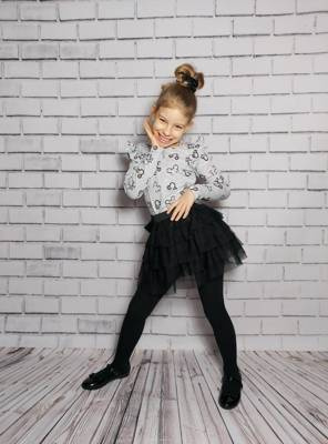 Love bluzka z długim rękawem Bambarillo szary