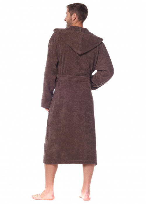 2104 Szlafrok Męski Frotte L&L - navy 