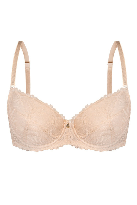 Mefemi by Nipplex Petra BP16 biustonosz push-up koronka-beżowy