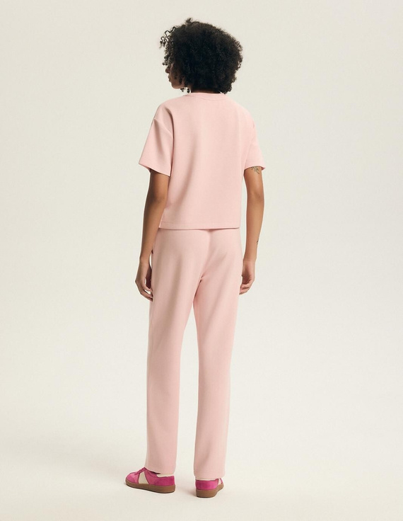 Komplet damski Henderson 45312 Elicia różowy – dres homewear z modalu, miękki