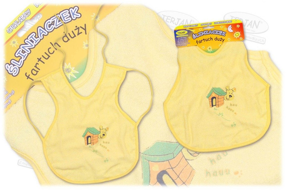 Śliniak fartuch duży TERJAN ecru