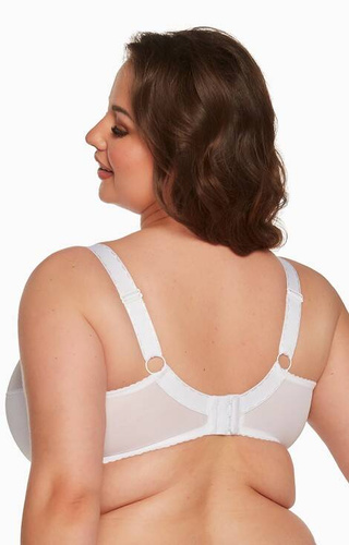 BSM 1058 Sonia Biustonosz półusztywniany maxi Gaia - biały