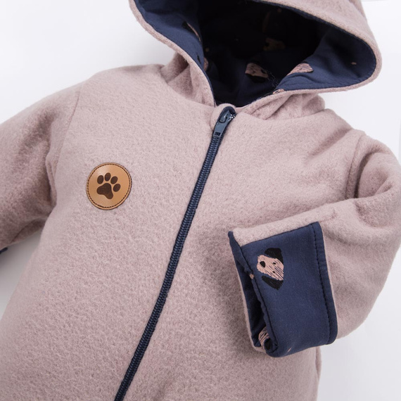 Run & Fun Kombinezon polarowy Eevi - beżowy