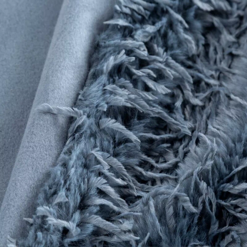 Adore Koc narzuta włochacz futrzak Eurofirany granatowy