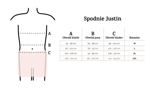 Justin Spodnie dresowe Dkaren czarny