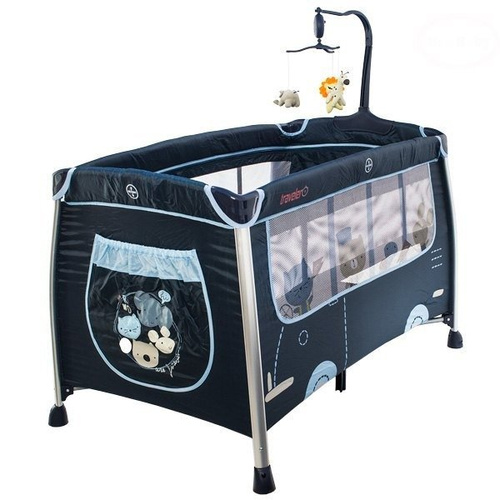 Łóżeczko podróżne TRAVELER AP920 EURObaby szare