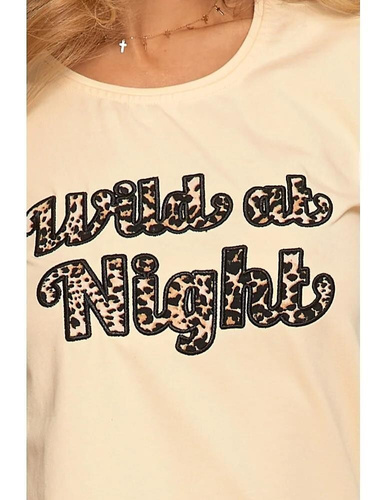 PDD3200-014, PDD3500-013 Piżama damska krótki rękaw Moraj - beżowy