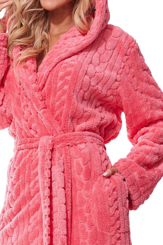 2309 Swet Szlafrok Damski długi L&L koralowy