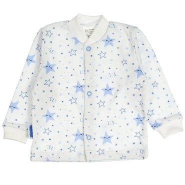 Kaftanik niemowlęcy Śpiące Gwiazdki Martex niebieski