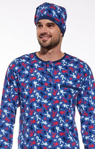 110/24 Playboy Koszula męska Cornette granatowy