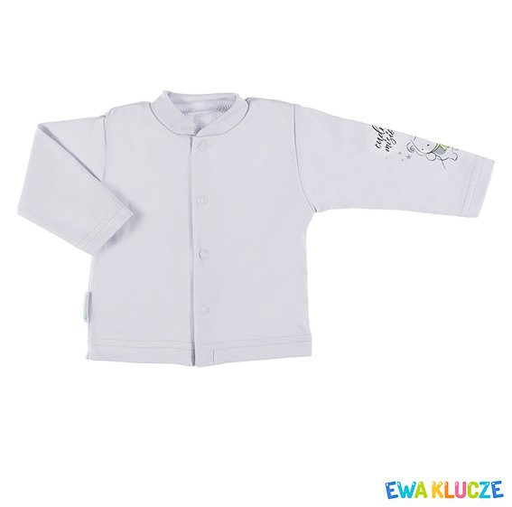 Kaftanik bawełniany "PRZYJACIELE" Ewa Klucze niebieski