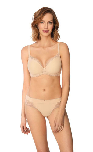 Pepite Biustonosz Push-up Nipplex - beżowy