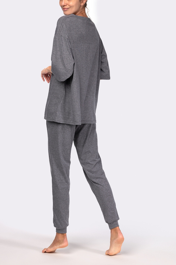 Homie shortsleeve Piżama damska Mona melange