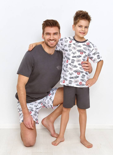 2945/2946/2951 William piżama chłopięca Taro biały