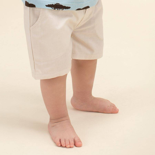 Safari Krótkie spodenki dla chłopca Pinokio - beżowy