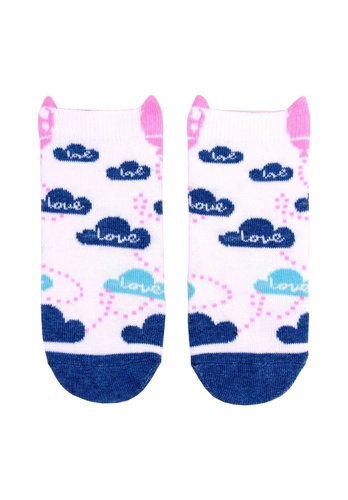 SK-65 Wzór 3D Girl Silikon Skarpetki dziewczęce YO! mix kolor