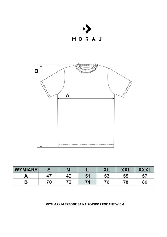 OTS1500-003 T-shirt męski Moraj - czarny