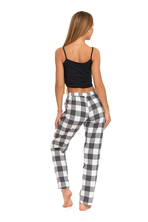 PDS3000-001 Spodnie piżamowe damskie Moraj - czarny