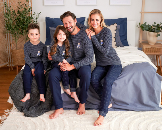 5255 Piżama dziecięca Unisex Doctor Nap - navy blue