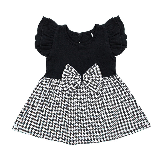 198165 Viki Sukienka z krótkim rękawem Nicol - czarny