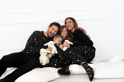 Piżama męska Wito – długi rękaw i dłufie spodnie, bawełna MEGA SOFT Italian Fashion  