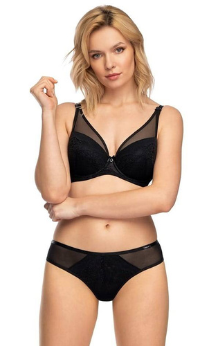 Casilda Biustonosz push-up Nipplex- czarny