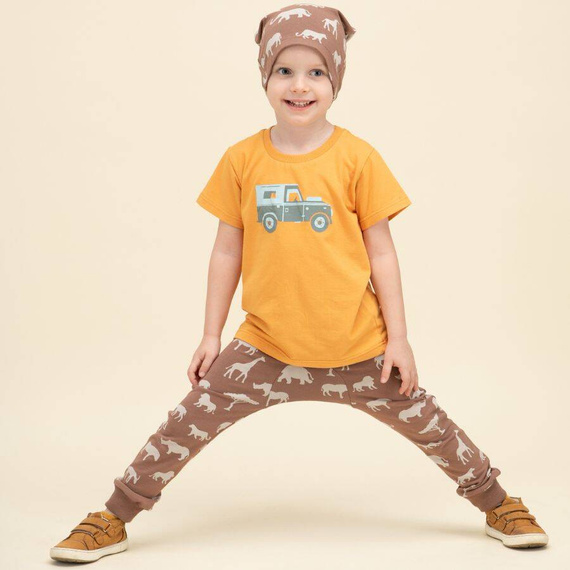 Safari Leginsy dla dziecka Pinokio - afryka brązowy