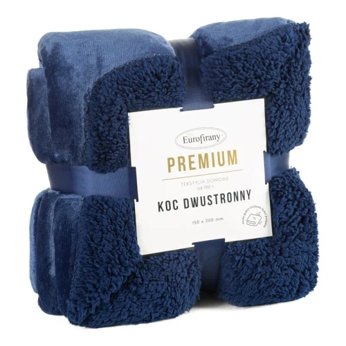 Tedy Koc dwustronny narzuta Eurofirany granatowy