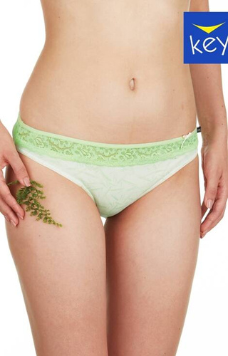 LPR 250 A22 Figi damskie 2-pak Key zielony jasny-ecru