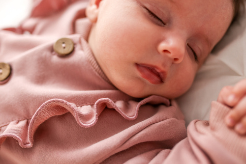 11195BGR "Girl Blush" Dres niemowlęcy Makoma różowy