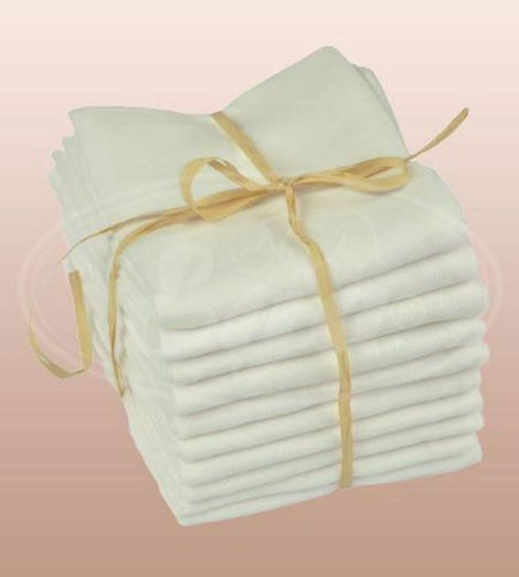 Pielucha biała tetrowa 80x80  