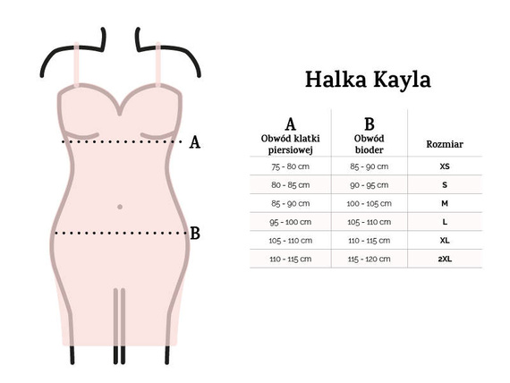 Kayla Koszulka nocna damska DKaren - modrak