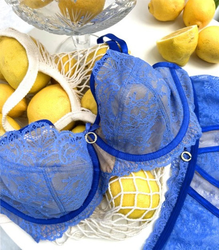 19227 Heaven Biustonosz soft Mediolano niebieski