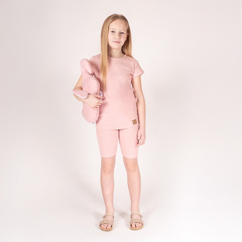 213200 Kolarki Legginsy "Nelly" Nicol - pudrowy róż