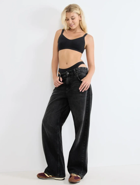 Sloggi ZERO Feel Air bralette bezszwowy – lekki, oddychający black