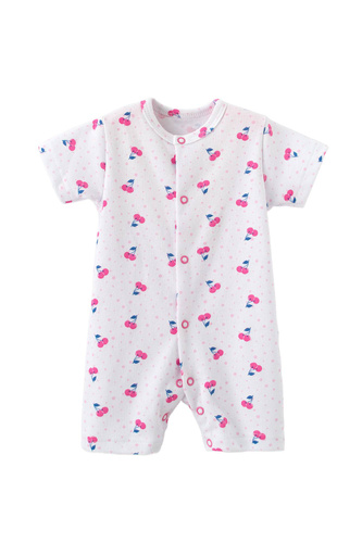 Rampers niemowlęcy Martex bawełniany wisienki | Letni pajacyk