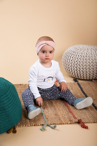 172016 Spodnie niemowlęce "Rainbow" Nicol - grafit