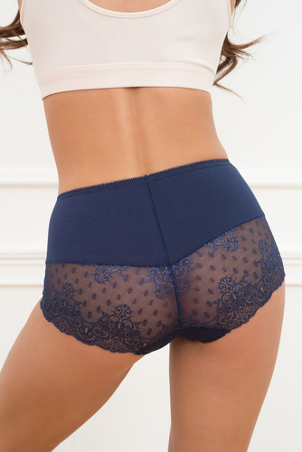 Alchemia maxi figi damskie Italian Fashion - granatowy