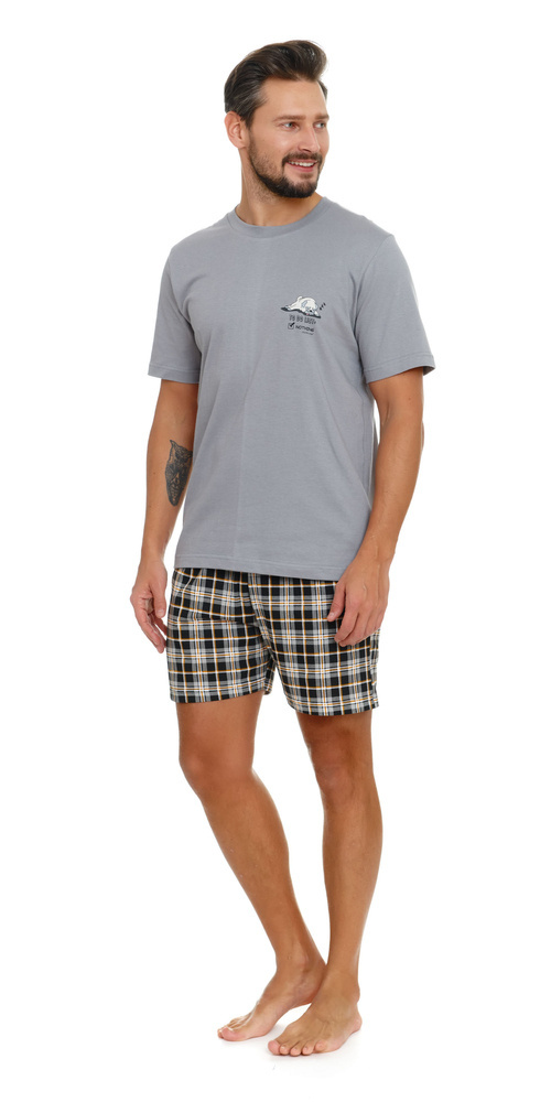 5153 Piżama Męska Doctor Nap - grey