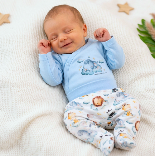 ABN-5612 Półśpiochy niemowlęce Little Dreamers Nini z bawełny organicznej – komfort, bezpieczeństwo, ekologiczne