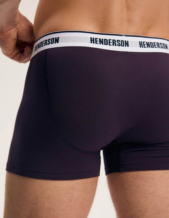 Bokserki Męskie Henderson 45476 Free 2-Pak Bawełniane z Szeroką Gumą Logo