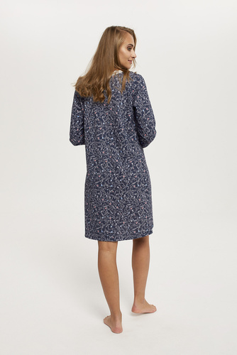 Flora koszula nocna długi rękaw Italian Fashion - druk