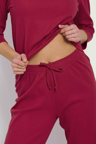 3355 Berry Piżama damska Taro - bordowy