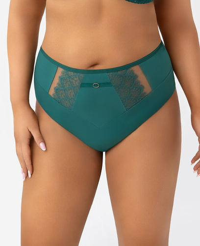 Figi Gorsenia F004 Kasja zielone – wysoki stan, pełne krycie i komfort