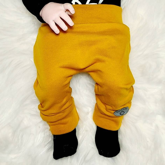 "Julek" Spodnie niemowlęce Bambarillo granatowy