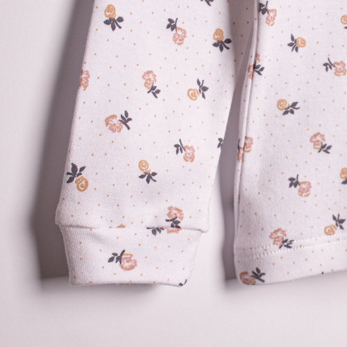 Nicol 220036 piżama dziewczęca bawełna 100% miękka wygodna w kwiatki