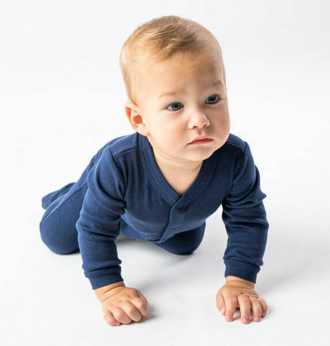 142 (013 17) Pajacyk bawełniany "Basic" Nicol - granatowy