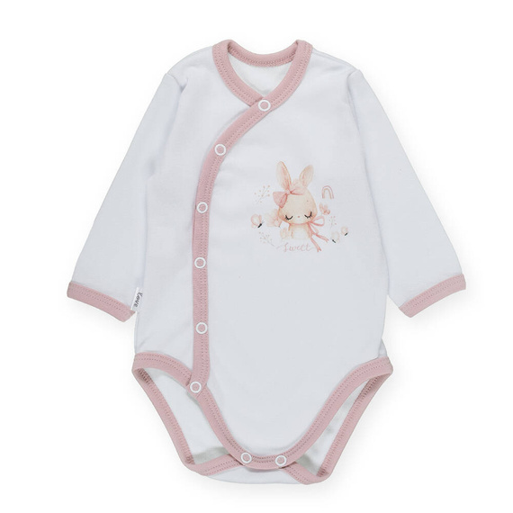 Słodka Misia komplet body i spodnie Martex pudrowy róż